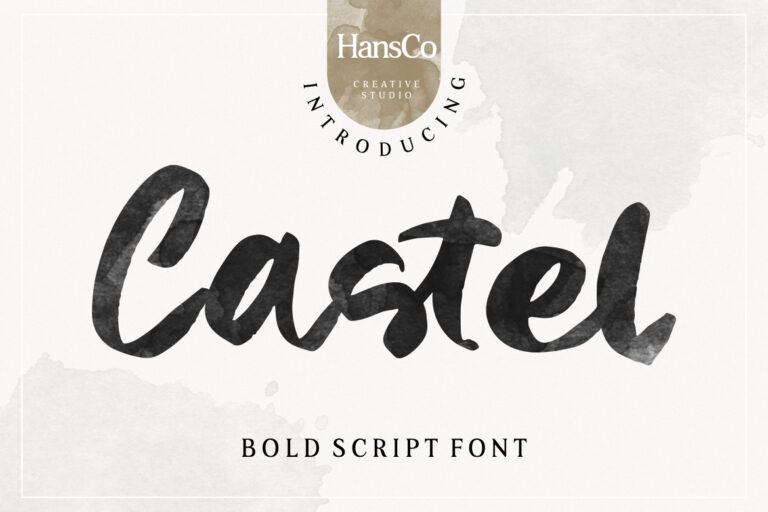 Castel - Handwriting font, Handwritten font, Brush font, Pretty font ...