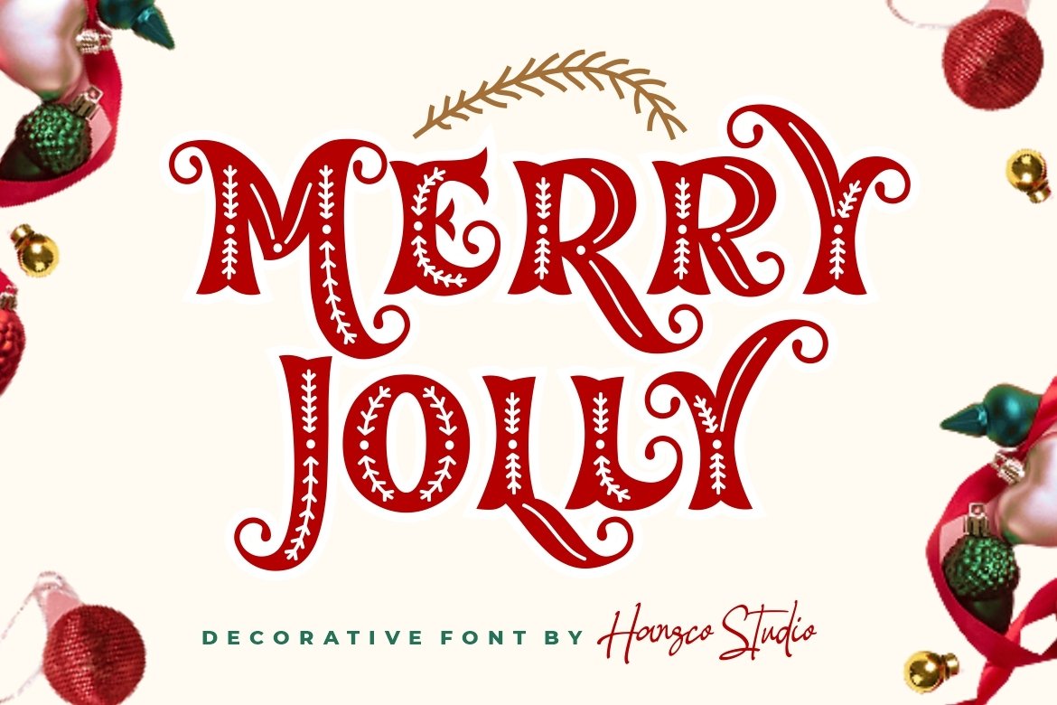 Merry Jolly Decorative Cursive Font | SVG, DXF, OTF, ttf | fonts ...