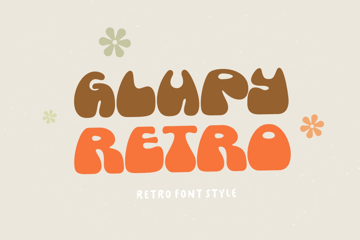 Glupy Retro Font, Retro Wavy Font | SVG, DXF, OTF, ttf | fonts ...