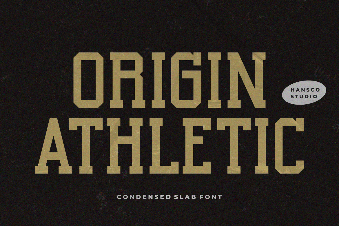 Origin Athletic Font – Varsity Font, Jersey Font, Sports Font, Football ...