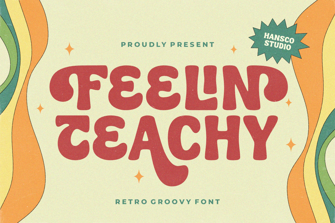 Feelin Teachy retro serif font SVG, DXF, OTF, ttf | fonts procreate ...