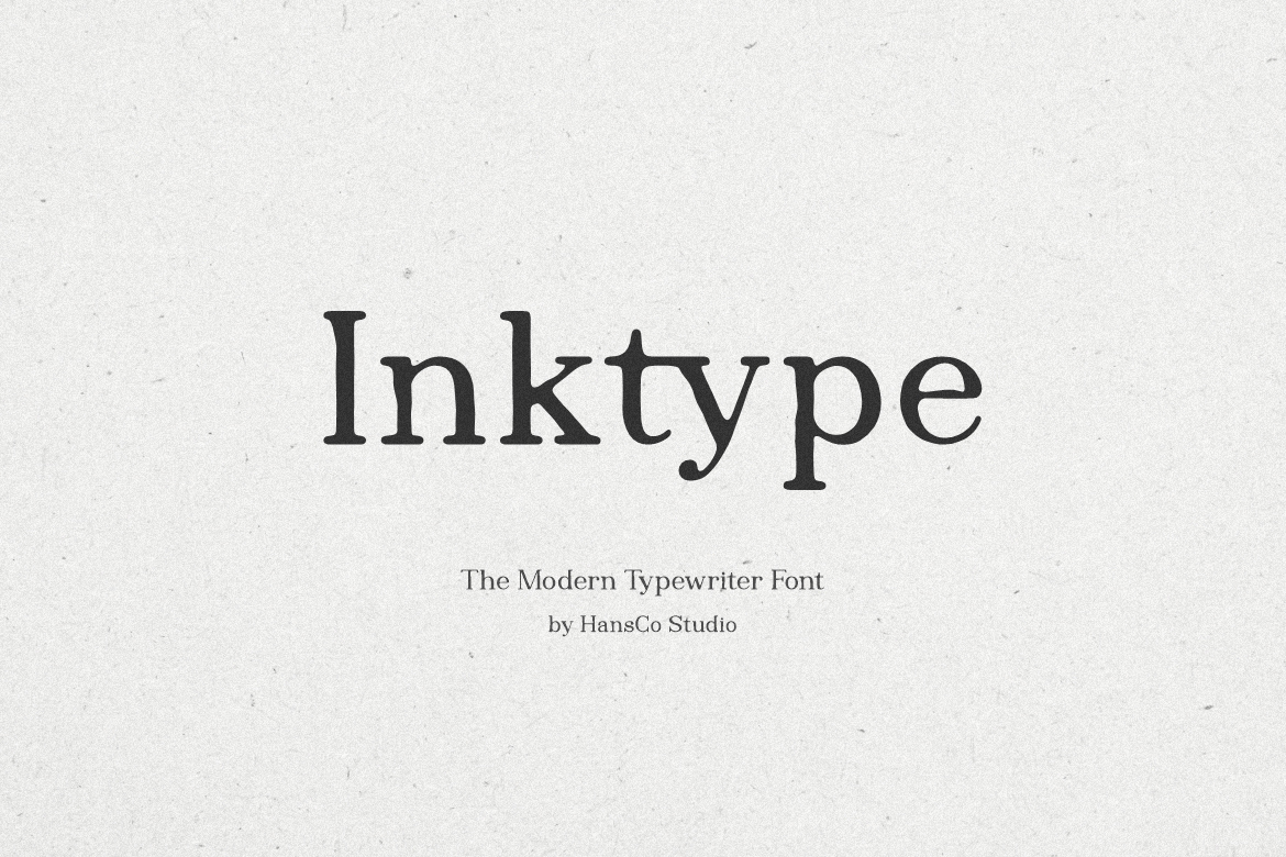 Inktype Font – Modern Font, Awesome Font, Inked Font, Aesthetic Font ...