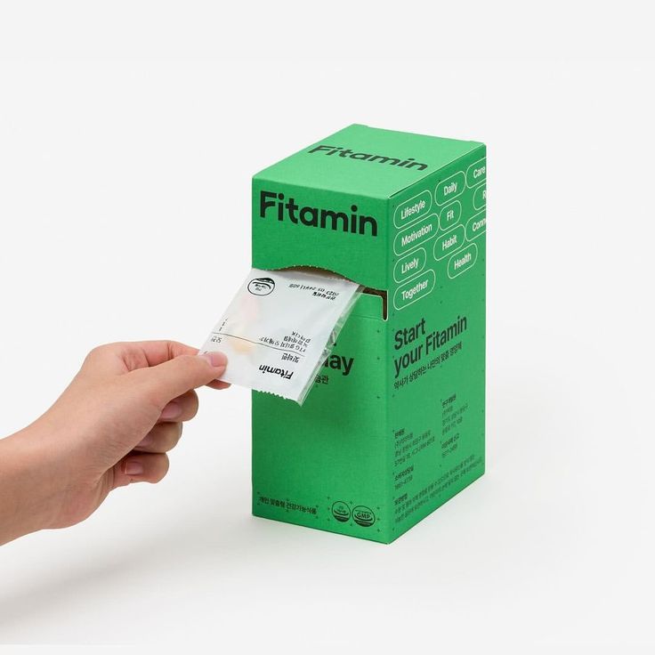 portioned-packaging design for vitamin