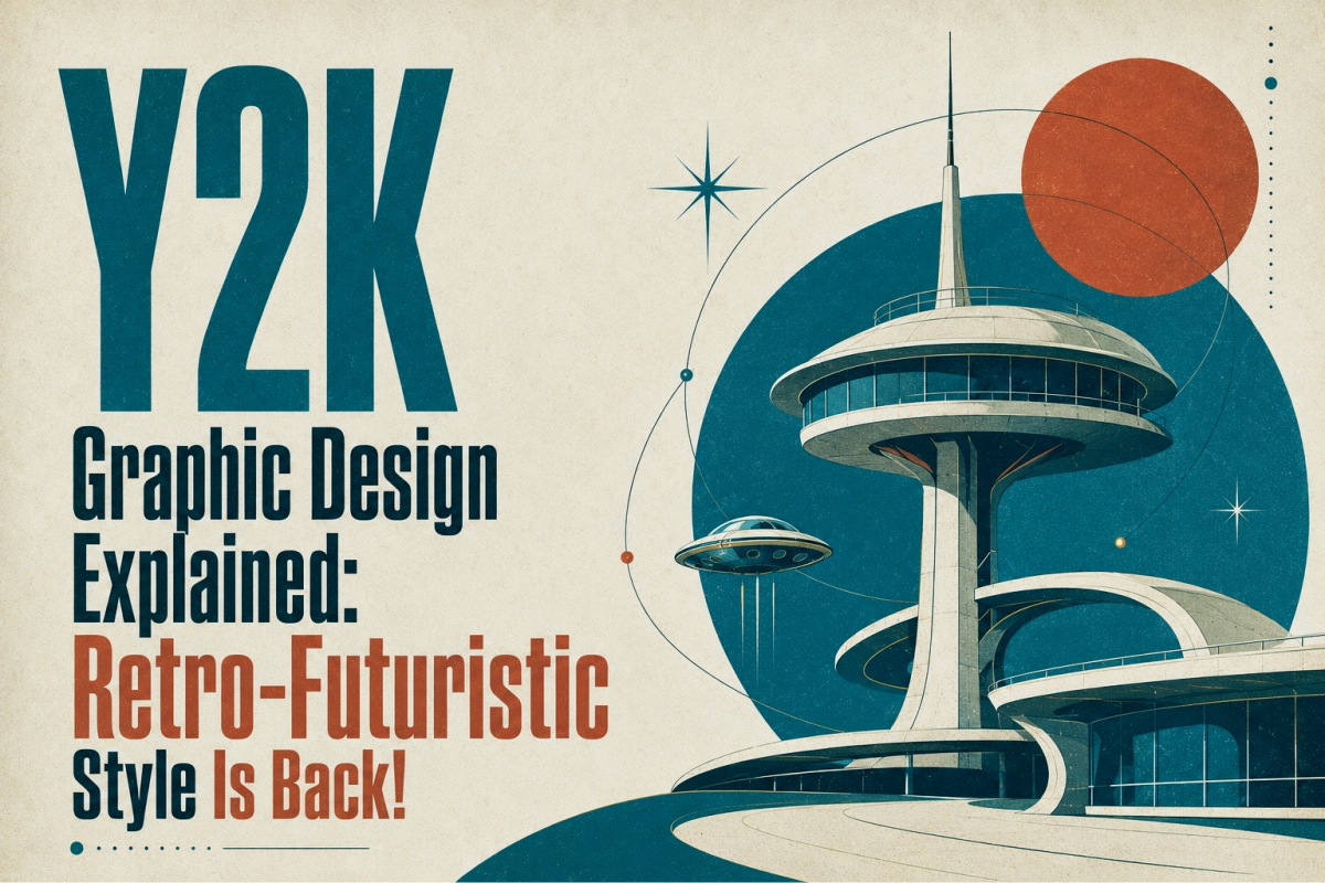 Y2K Graphic Design Explained: Retro-Futuristic Style Is Back!
