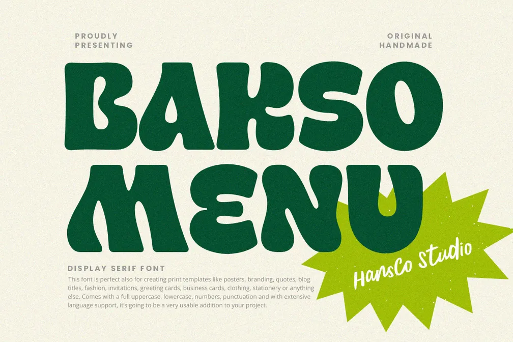 9. Bakso Menu